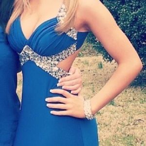 Royal Blue formal dress